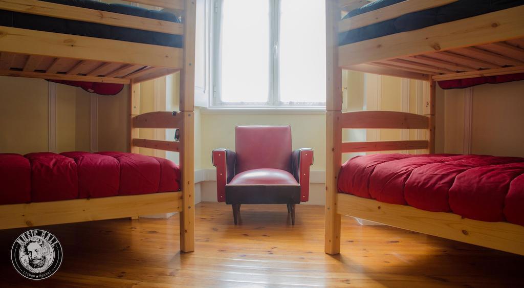 Music Hall Lisbon Hostel Værelse billede